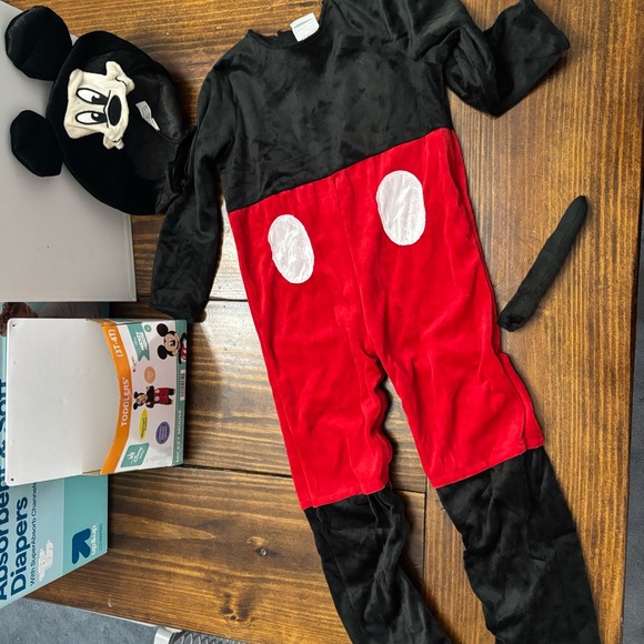 Disguise Mickey Mouse Infant Costume - Black and Red - Picture 3 of 13